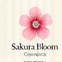 Sakura Bloom Cosmetics logo, featuring a stylized cherry blossom icon.